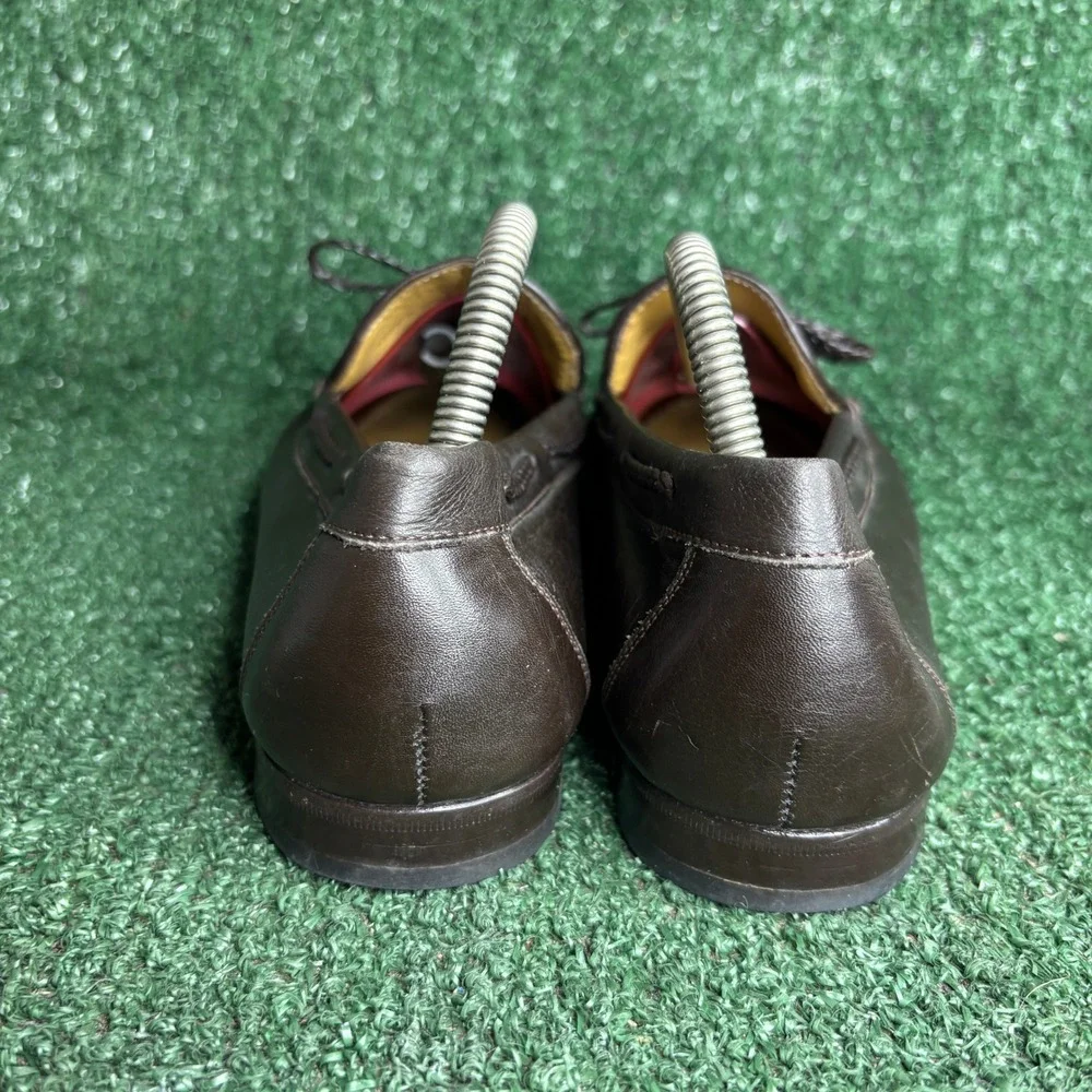 Mezlan Genuine Crocodile Leather Tassel Loafers Luxury Dress Shoes Brown Mens 8M